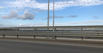 Самара. Дорожное барьерное ограждение, опоры СФГ