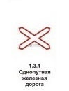 1.3.1 Однопутная железная дорога