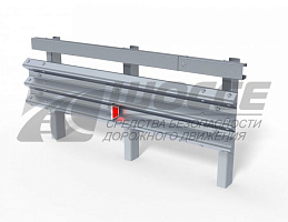 Дорожное барьерное ограждение типа ДОтв