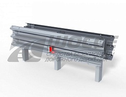 Дорожное барьерное ограждение типа ДДт