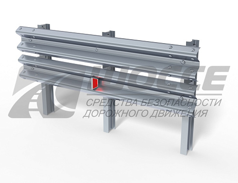 Барьерное ограждение 21ДО/450-1,1(УБ)Х1,0Д-1,5 (1,65)