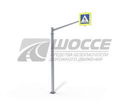 Опора ОГСГ-6,0-8,0 для дорожных знаков и светофоров