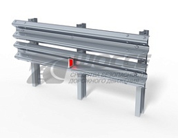 Барьерное дорожное ограждение 21ДО/350-1,1x2,0-1,5 (1,65)