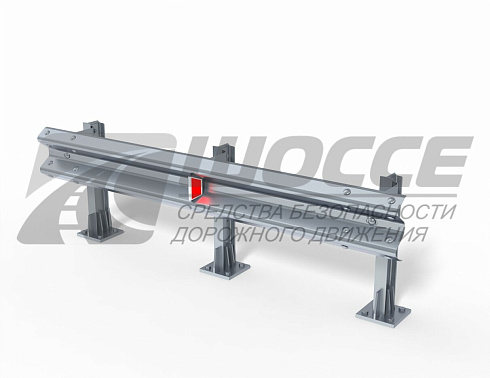 Мостовое барьерное ограждение 11МО-1 по ГОСТ 26804-86