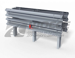 Дорожное барьерное ограждение типа ДДУБ