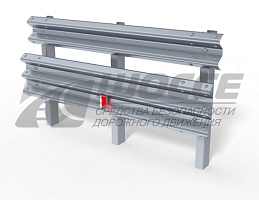 Дорожное барьерное ограждение типа ДОтБв