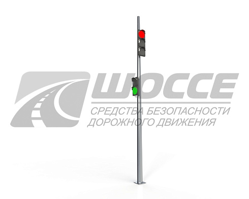 Светофорные колонки и опоры для светофоров транспортные и пешеходные