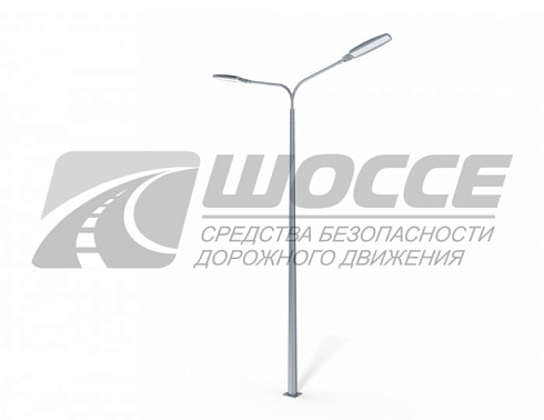 Опора освещения ОГК-7 коническая, граненая, гор. цинк