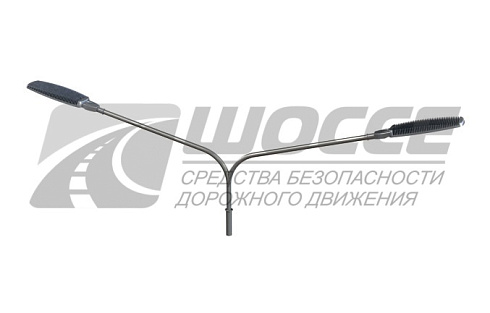 Кронштейн двухрожковый К-4 для установки светильника на опору