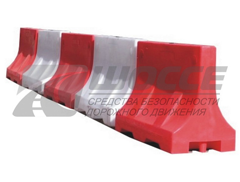 Дорожный водоналивной барьер (блок) 2 метра