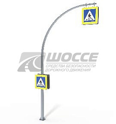 Г-образная опора СОД-Г 4,5-6,6 для светофоров и дорожных знаков