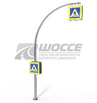 Г-образная опора СОД-Г 4,5-6,6 для светофоров и дорожных знаков