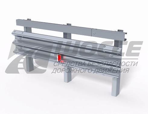 Дорожное барьерное ограждение 11ДО-500-1,1-2,0-1,15 (500 кДж, У8)