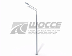 Опора СФГ-1000-10,0-02-ц - силовая фланцевая граненая опора освещения