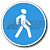 Дорожный знак 4.5 Пешеходная дорожка