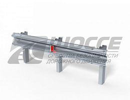 Дорожное барьерное ограждение типа ДОС