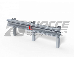 Дорожное барьерное ограждение типа ДОС