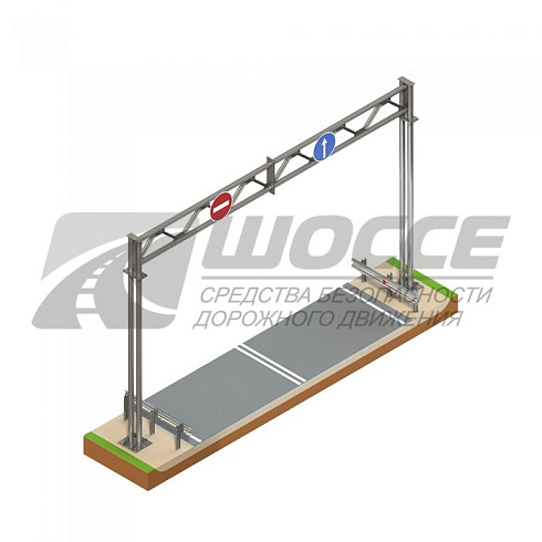 Опора РМП-2 рамная П-образная для дорожных знаков