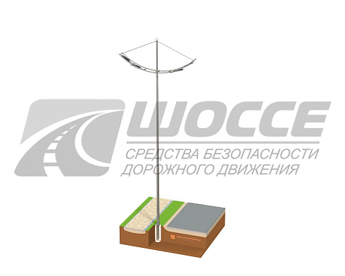 Кронштейн на опору Флагман