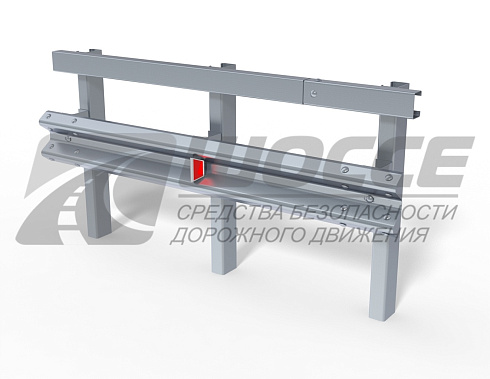 Барьерное ограждение дорожное 11ДО-550-1,1-1,0-1,25