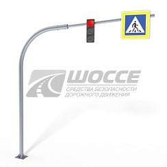 Светофорная Г-образная опора СОДГ 