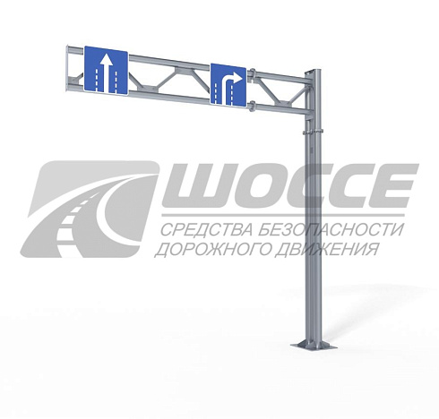 Опора РМГ-1 рамная металлическая для установки дорожных знаков 