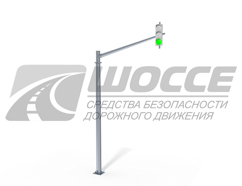Опора ОСФГ-7 светофорная Г-образная консольная