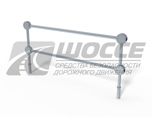 Пешеходное перильное ограждение ПО-2 по ГОСТ. Купить по лучшей цене